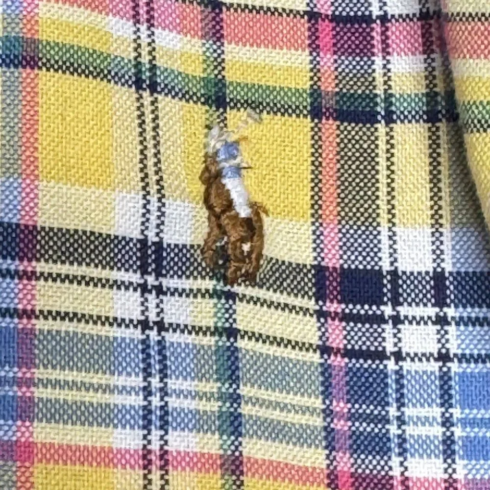 Ralph Lauren Plaid Oxford Button Down Long Sleeve Shirt Boys Size 5